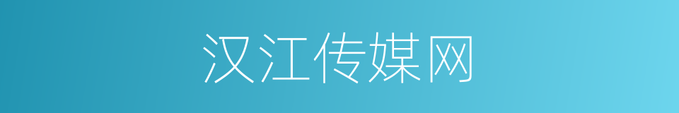 汉江传媒网的同义词