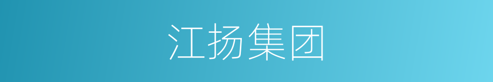 江扬集团的同义词