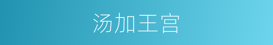 汤加王宫的同义词