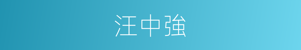 汪中強的同義詞