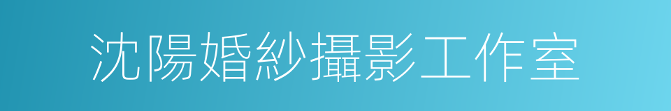 沈陽婚紗攝影工作室的同義詞