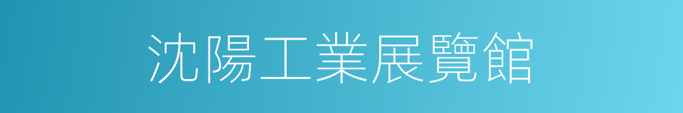 沈陽工業展覽館的同義詞