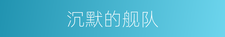 沉默的舰队的同义词