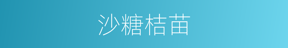 沙糖桔苗的同义词