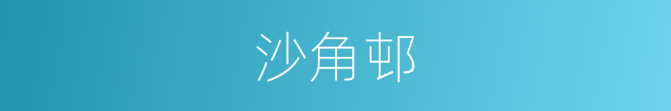 沙角邨的同义词