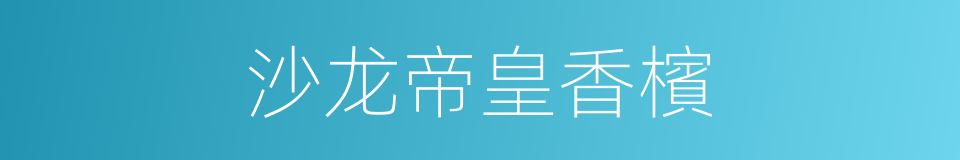 沙龙帝皇香檳的同義詞