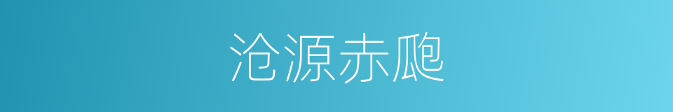 沧源赤瓟的同义词