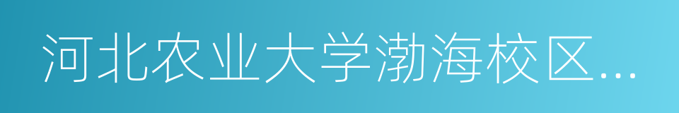 河北农业大学渤海校区国旗班的同义词
