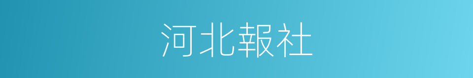 河北報社的同義詞