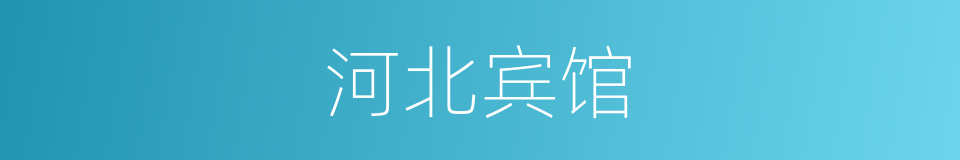 河北宾馆的同义词