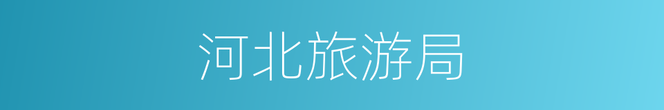 河北旅游局的同义词