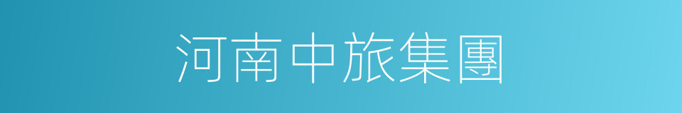 河南中旅集團的同義詞