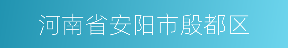 河南省安阳市殷都区的同义词