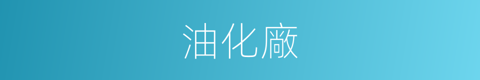 油化廠的同義詞