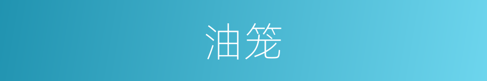 油笼的同义词