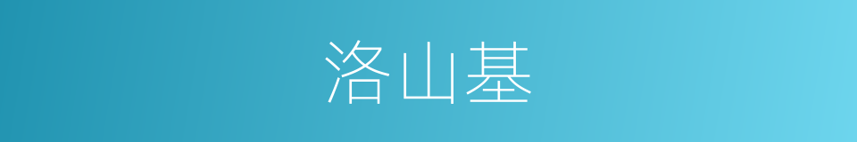 洛山基的同义词