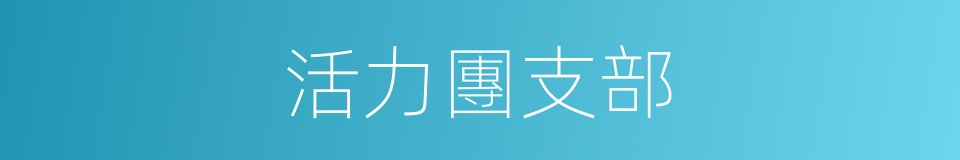 活力團支部的同義詞