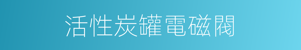 活性炭罐電磁閥的同義詞