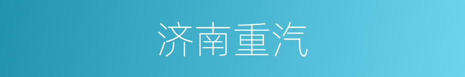 济南重汽的同义词