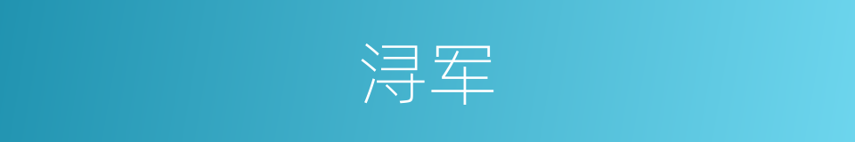 浔军的同义词