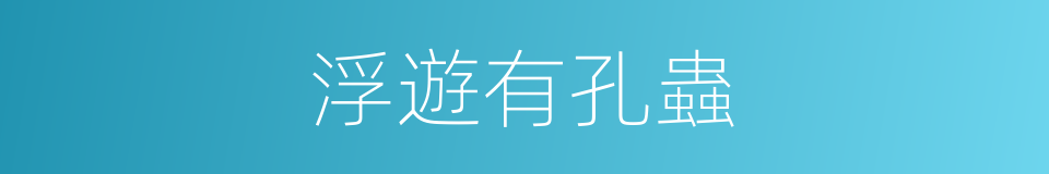 浮遊有孔蟲的同義詞