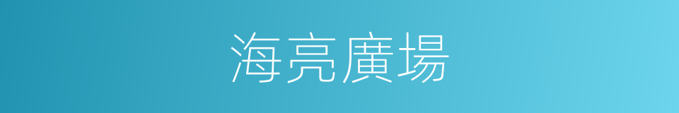 海亮廣場的同義詞