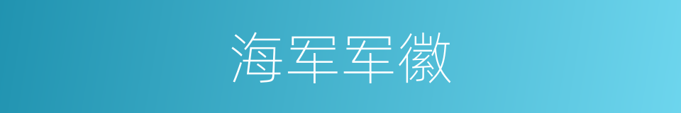 海军军徽的同义词
