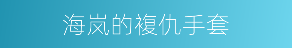 海岚的複仇手套的同义词