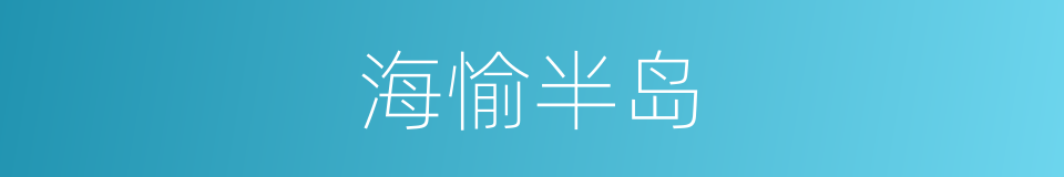 海愉半岛的同义词