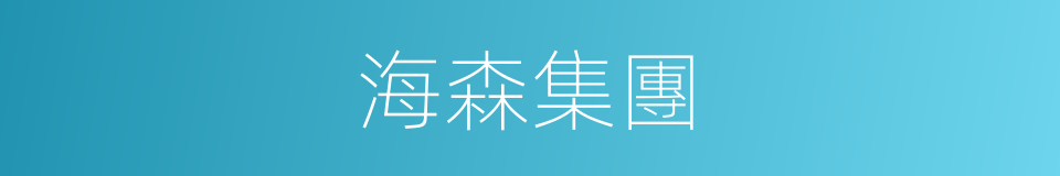 海森集團的同義詞