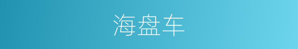 海盘车的同义词