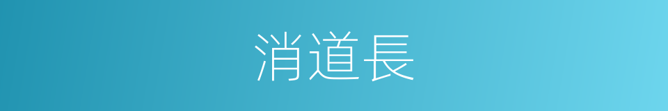 消道長的同義詞
