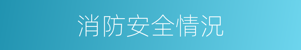 消防安全情況的同義詞