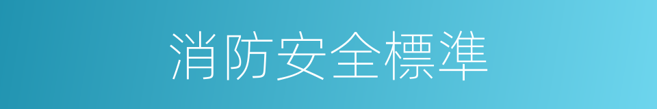 消防安全標準的同義詞