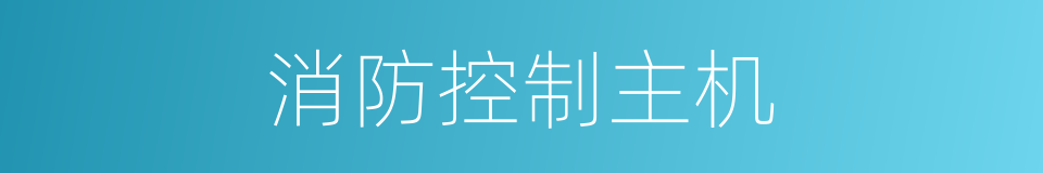 消防控制主机的同义词
