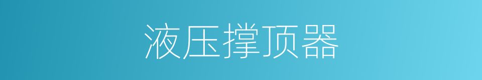 液压撑顶器的同义词