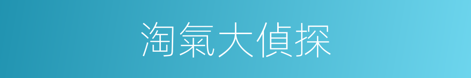 淘氣大偵探的同義詞