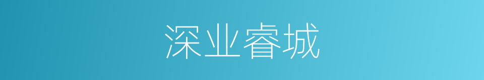 深业睿城的同义词