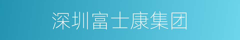 深圳富士康集团的同义词
