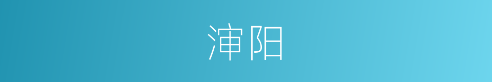 渖阳的同义词