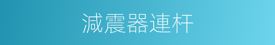 減震器連杆的同義詞