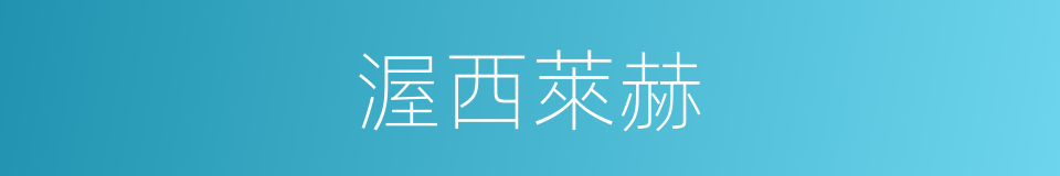 渥西萊赫的同義詞