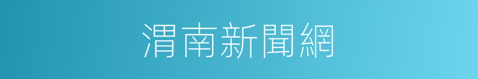 渭南新聞網的同義詞