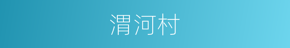 渭河村的同义词