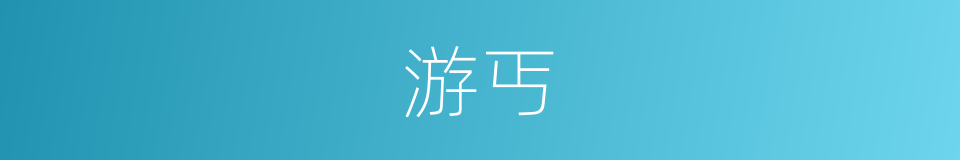 游丐的意思