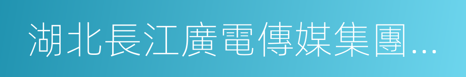 湖北長江廣電傳媒集團有限責任公司的同義詞