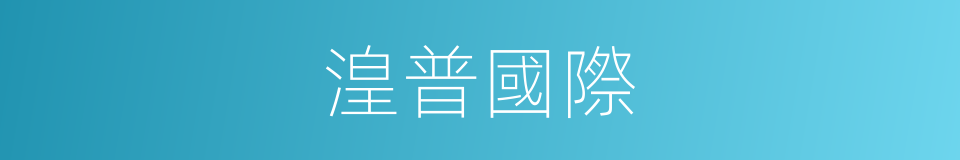 湟普國際的同義詞