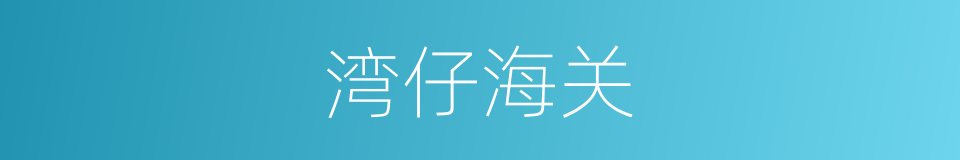 湾仔海关的同义词