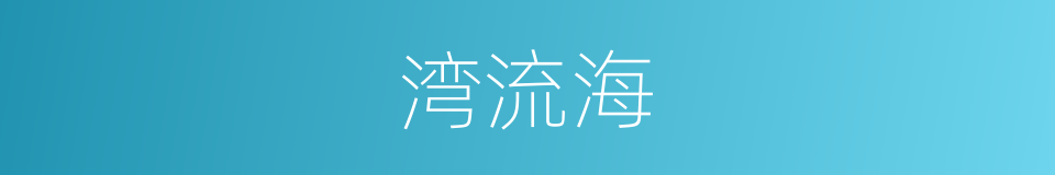 湾流海的同义词