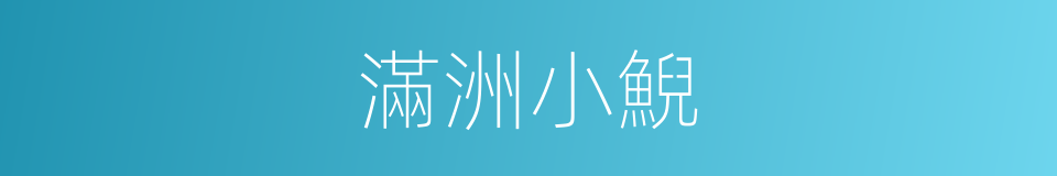 滿洲小鯢的同義詞